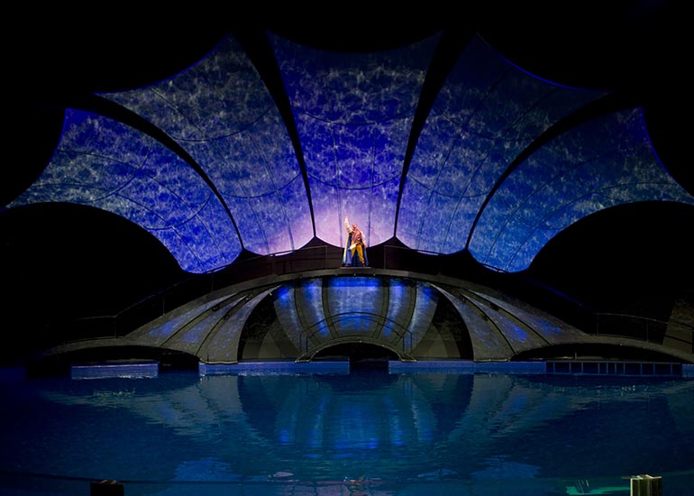 AV System Design at AT&T Dolphin Tales, Aquarium Electrosonic